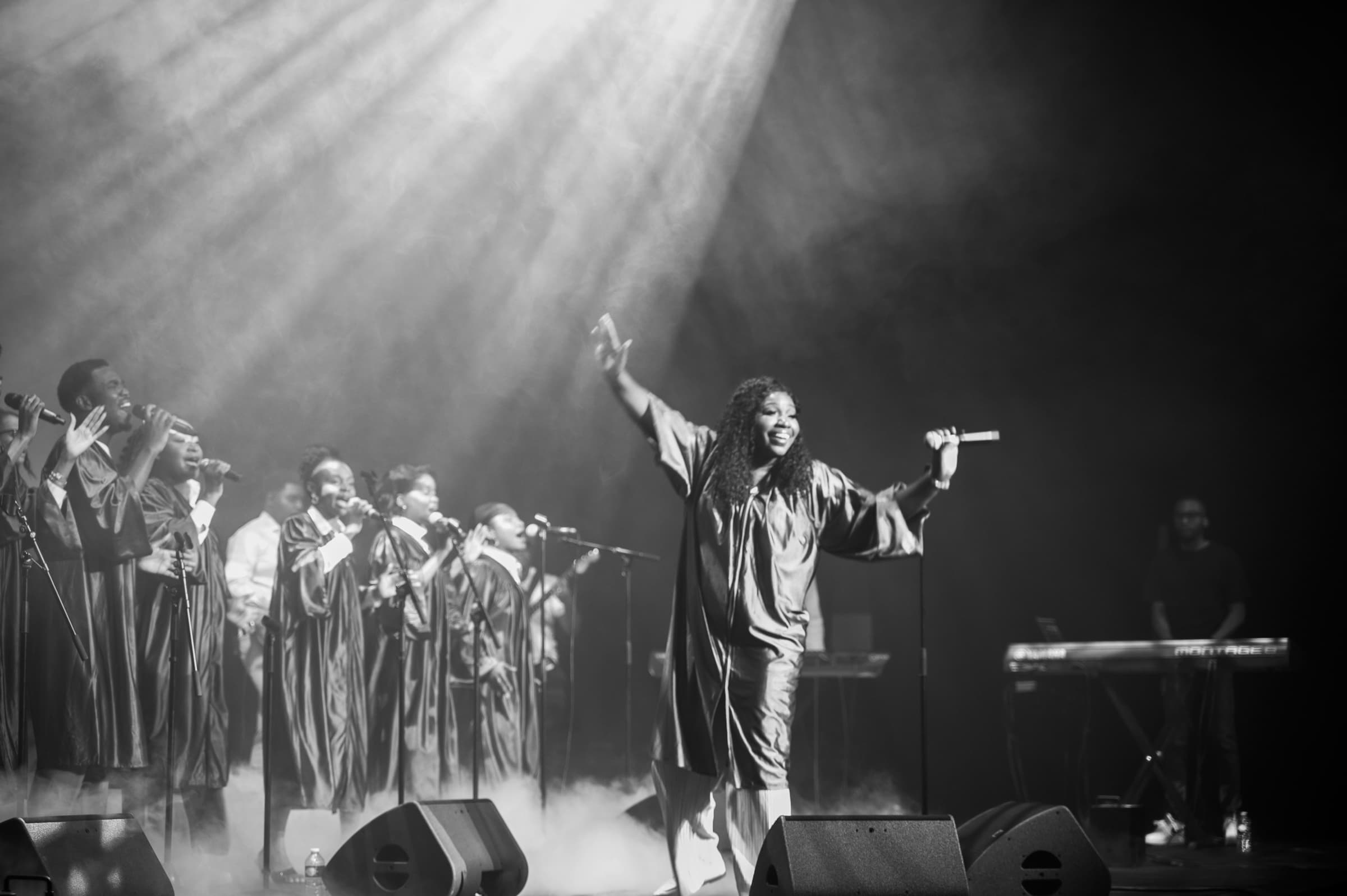Chorale Amour & Gospel pendant un concert