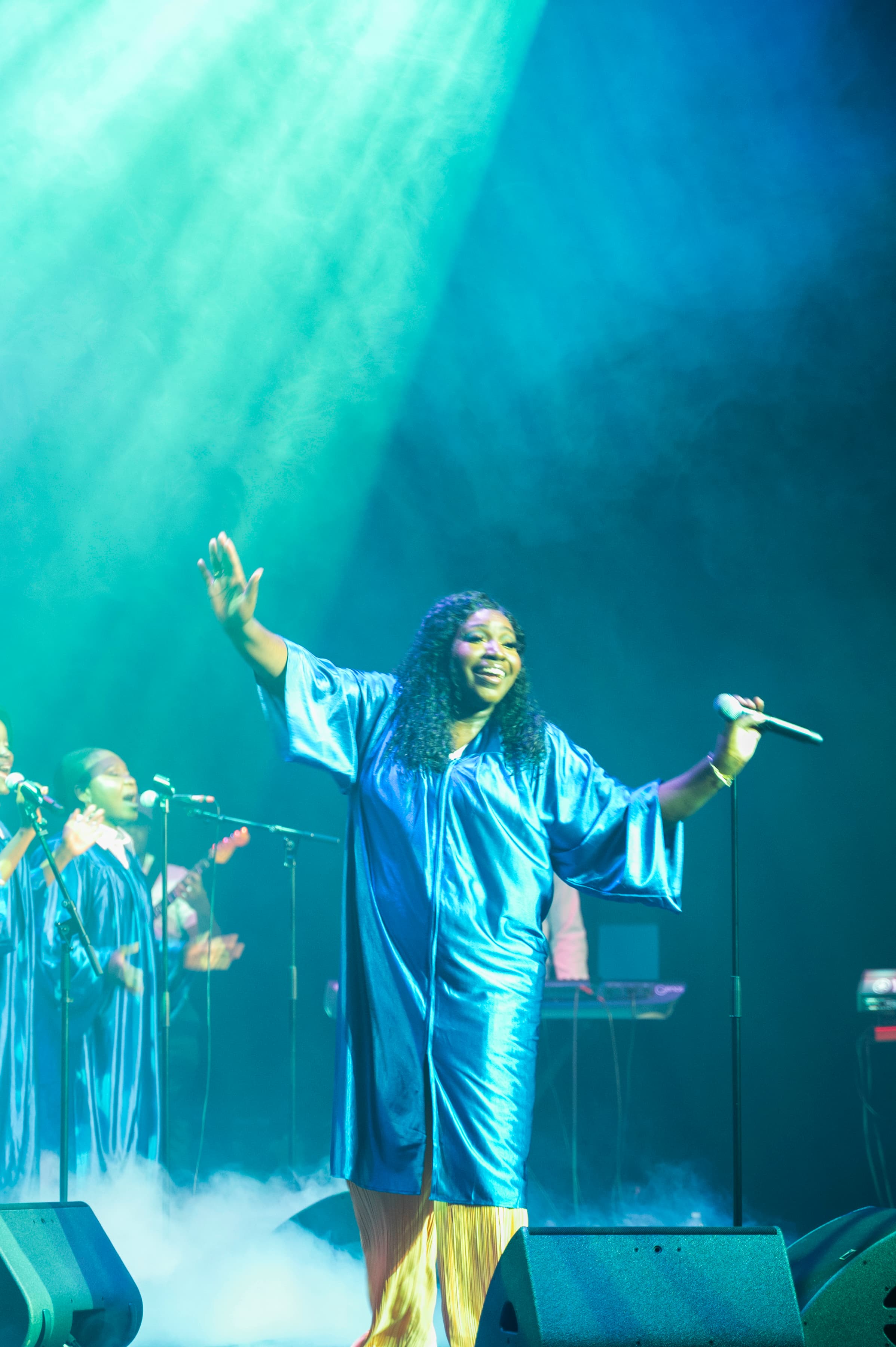 Chanteuse Gospel sur scène